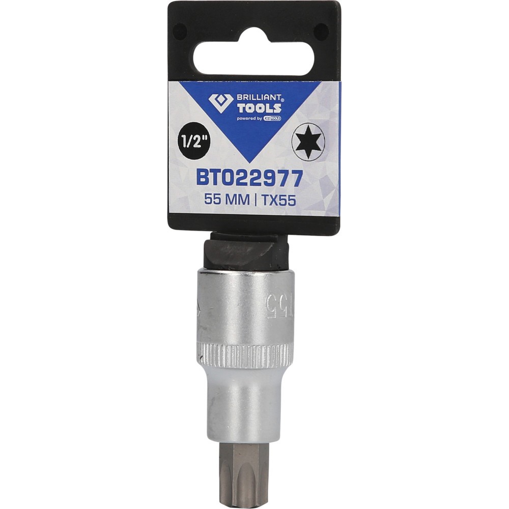 Produktabbildung Nr. 5: BRILLIANT TOOLS 1/2" Torx-Bit-Stecknuss, 55 mm lang, T55