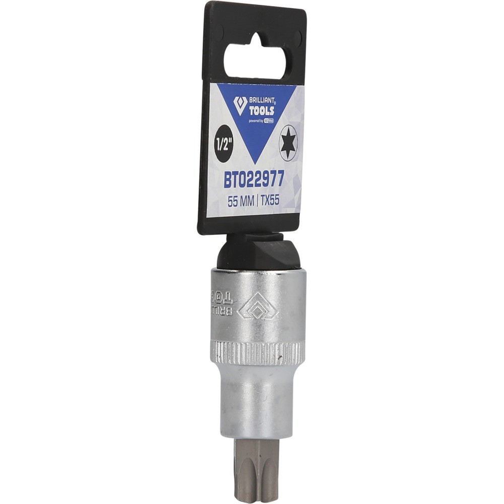 Produktabbildung Nr. 8: BRILLIANT TOOLS 1/2" Torx-Bit-Stecknuss, 55 mm lang, T55
