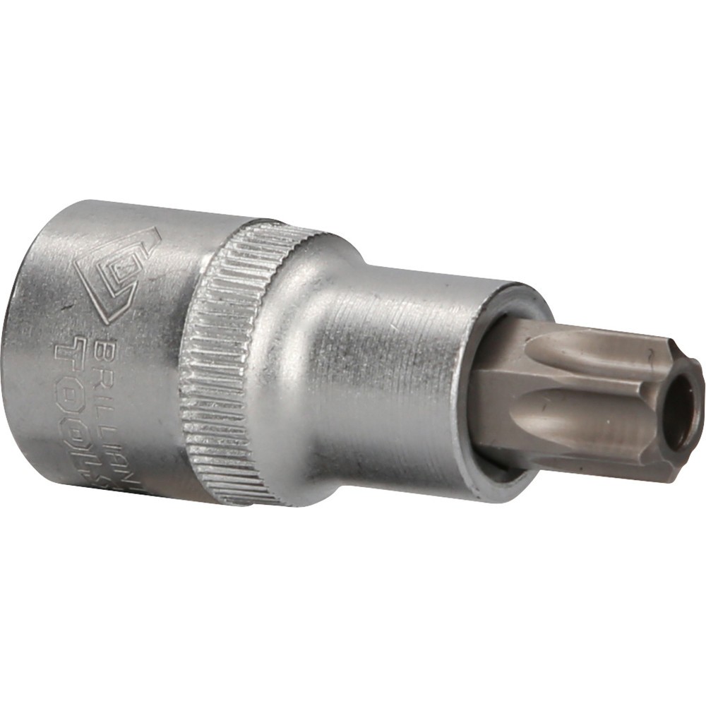 Produktabbildung: BRILLIANT TOOLS 1/2" Torx-Bit-Stecknuss, mit Stirnlochbohrung, TB55