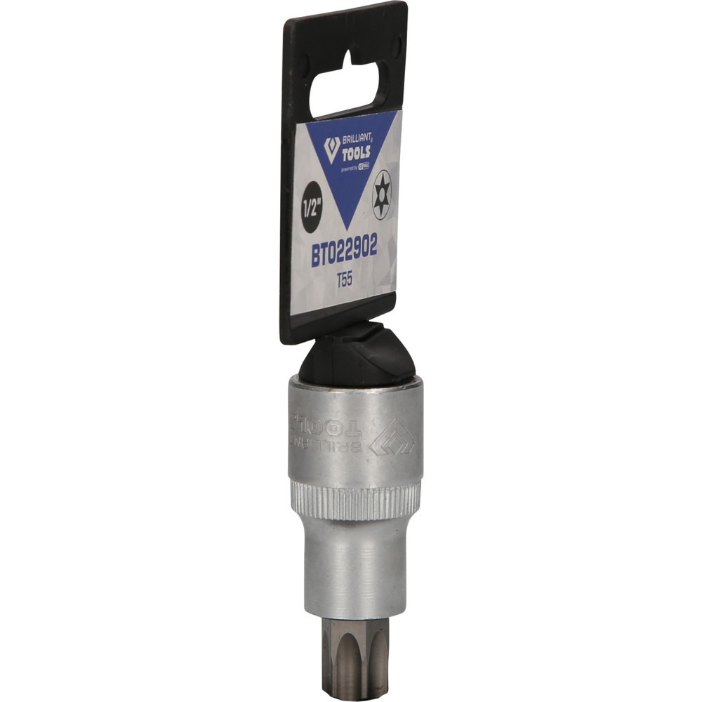 Produktabbildung Nr. 8: BRILLIANT TOOLS 1/2" Torx-Bit-Stecknuss, mit Stirnlochbohrung, TB55
