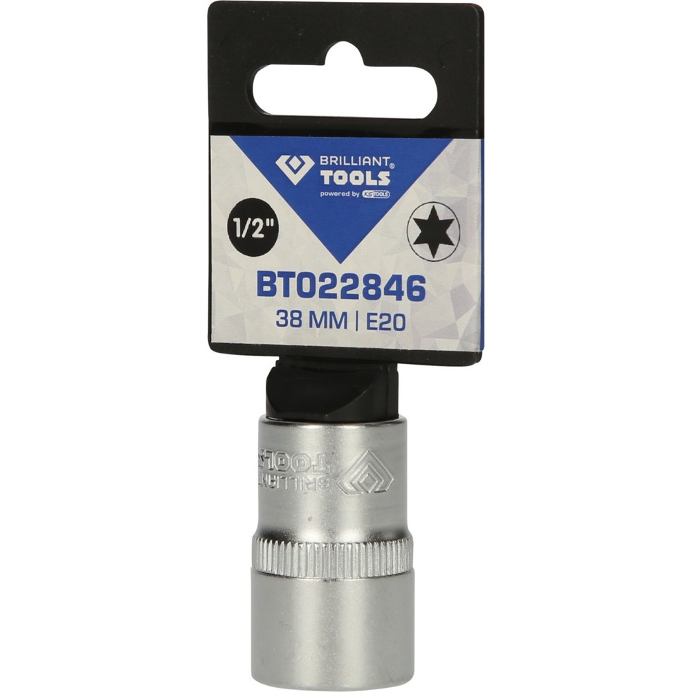 Produktabbildung Nr. 5: BRILLIANT TOOLS 1/2" Torx-E-Stecknuss, E20