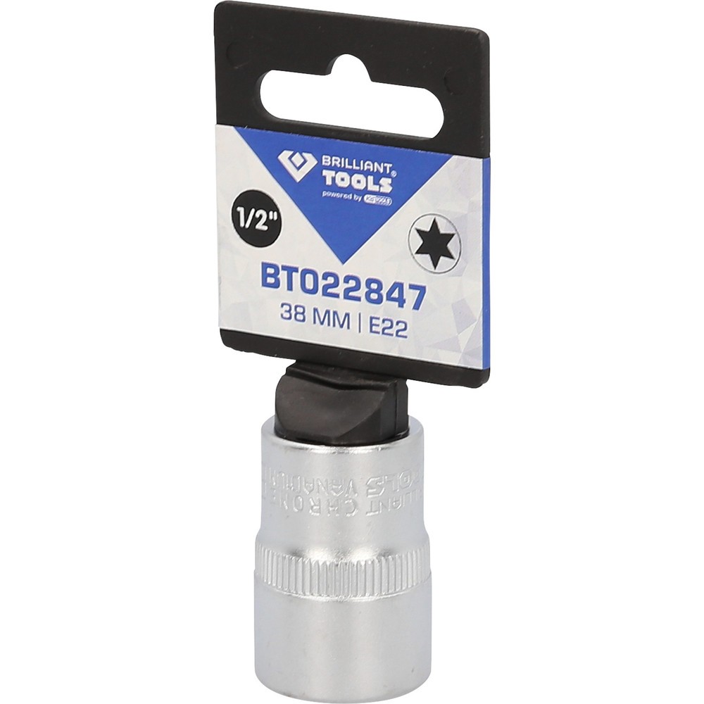Produktabbildung Nr. 5: BRILLIANT TOOLS 1/2" Torx-E-Stecknuss, E22