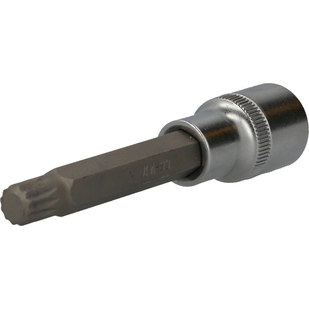 Produktabbildung Nr. 2: BRILLIANT TOOLS 1/2" Vielzahn-Bit-Stecknuss, 100 mm lang, M10