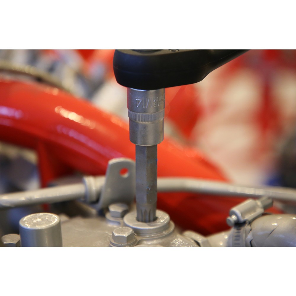 Produktabbildung Nr. 13: BRILLIANT TOOLS 1/2" Vielzahn-Bit-Stecknuss, 100 mm lang, M14