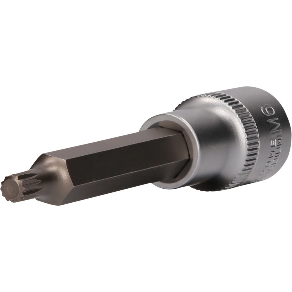 Produktabbildung Nr. 2: BRILLIANT TOOLS 1/2" Vielzahn-Bit-Stecknuss, 100 mm lang, M6