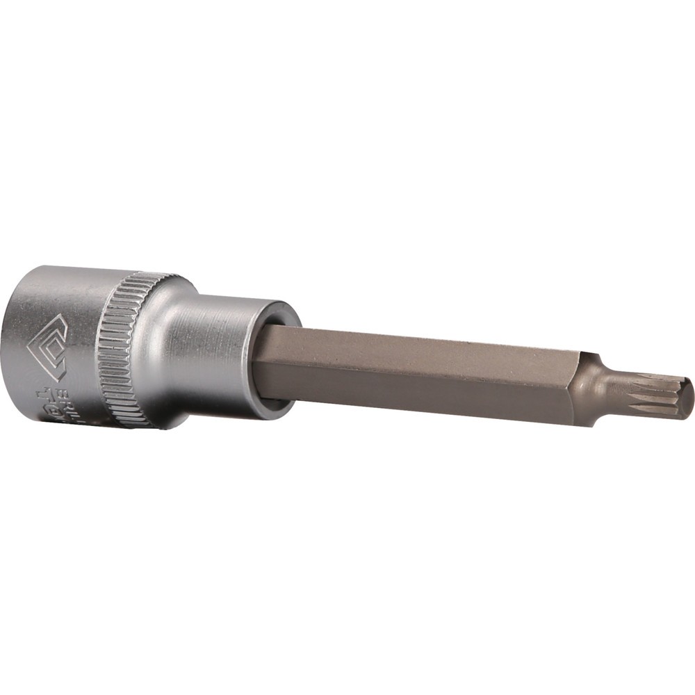 Produktabbildung: BRILLIANT TOOLS 1/2" Vielzahn-Bit-Stecknuss, 100 mm lang, M6