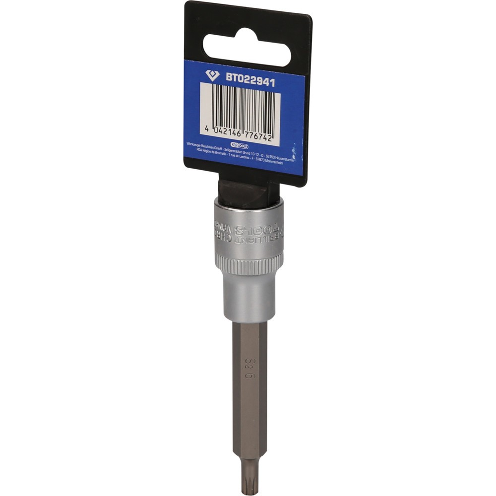 Produktabbildung Nr. 7: BRILLIANT TOOLS 1/2" Vielzahn-Bit-Stecknuss, 100 mm lang, M6