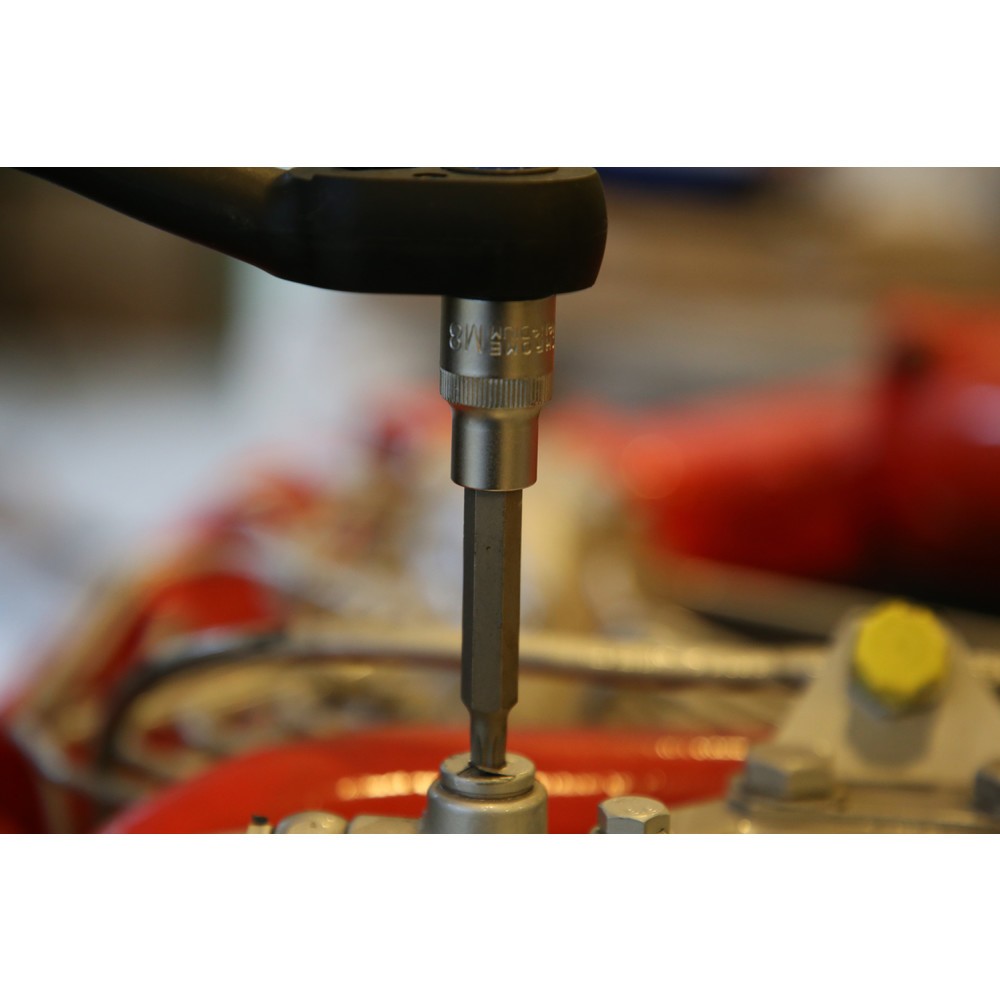 Produktabbildung Nr. 13: BRILLIANT TOOLS 1/2" Vielzahn-Bit-Stecknuss, 100 mm lang, M8