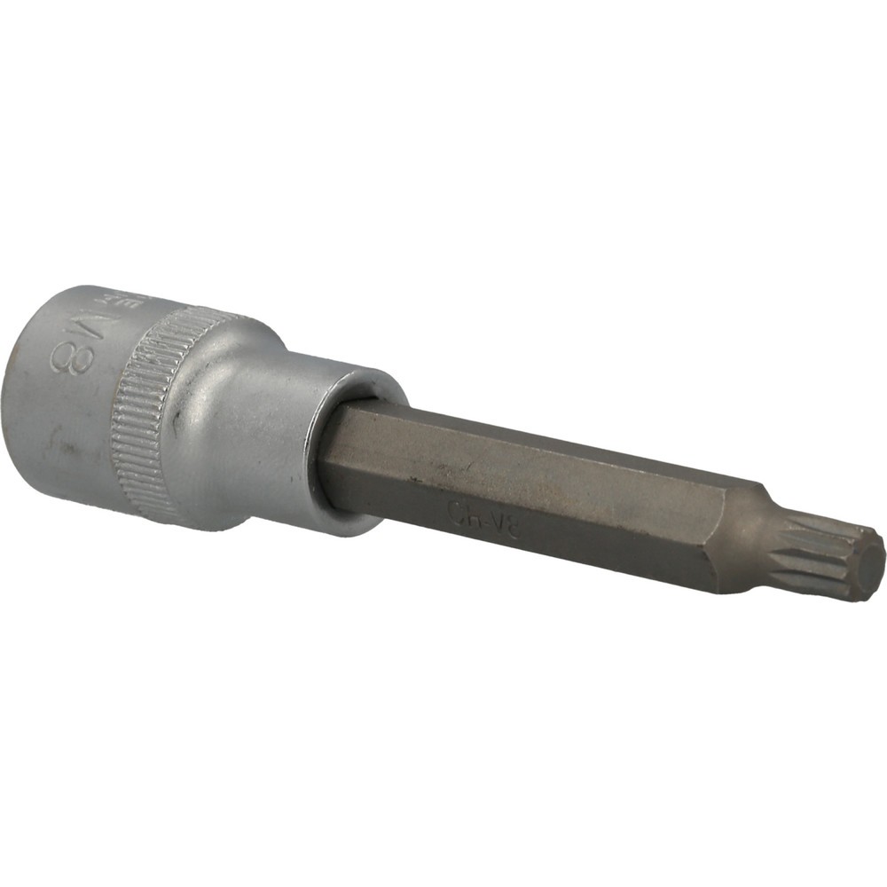 Produktabbildung Nr. 5: BRILLIANT TOOLS 1/2" Vielzahn-Bit-Stecknuss, 100 mm lang, M8