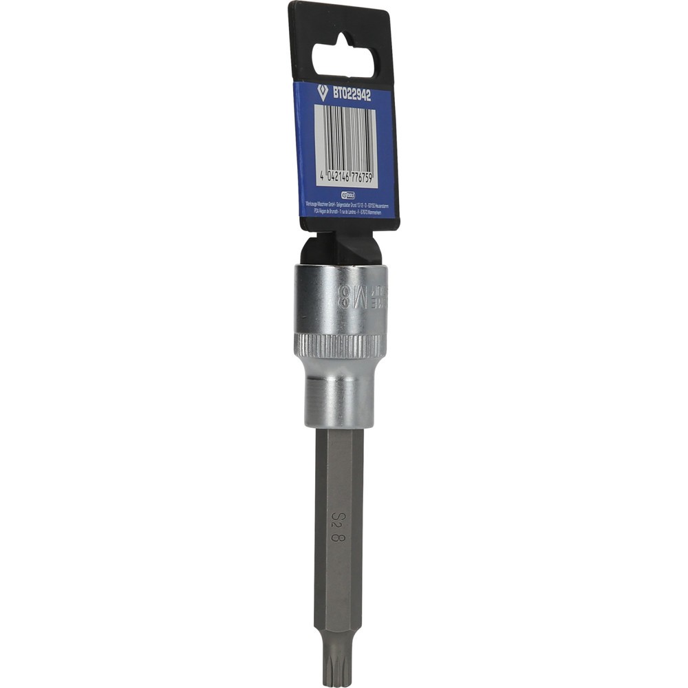 Produktabbildung Nr. 7: BRILLIANT TOOLS 1/2" Vielzahn-Bit-Stecknuss, 100 mm lang, M8