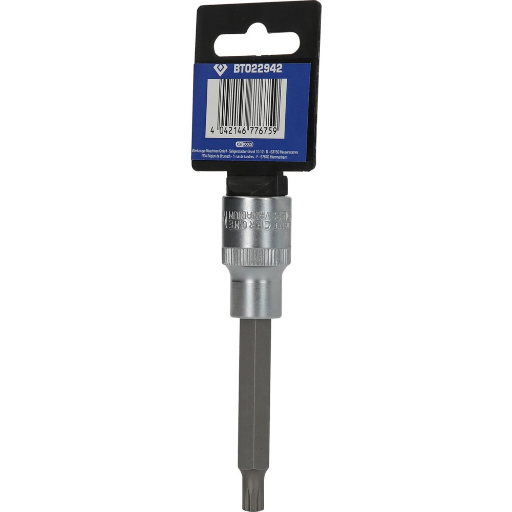 Produktabbildung Nr. 8: BRILLIANT TOOLS 1/2" Vielzahn-Bit-Stecknuss, 100 mm lang, M8