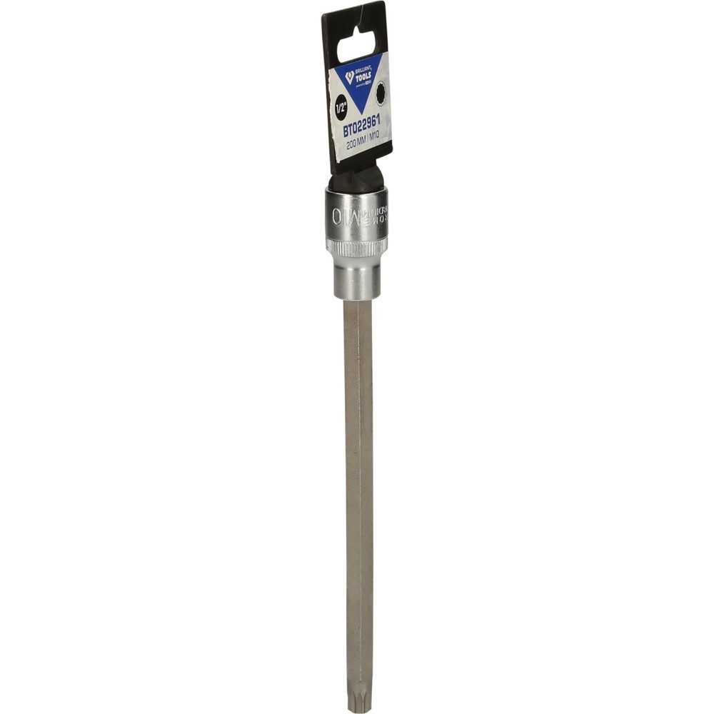 Produktabbildung Nr. 9: BRILLIANT TOOLS 1/2" Vielzahn-Bit-Stecknuss, 200 mm lang, M10