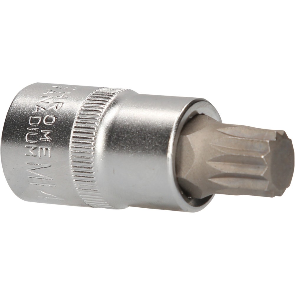 Produktabbildung: BRILLIANT TOOLS 1/2" Vielzahn-Bit-Stecknuss, 55 mm lang, M14