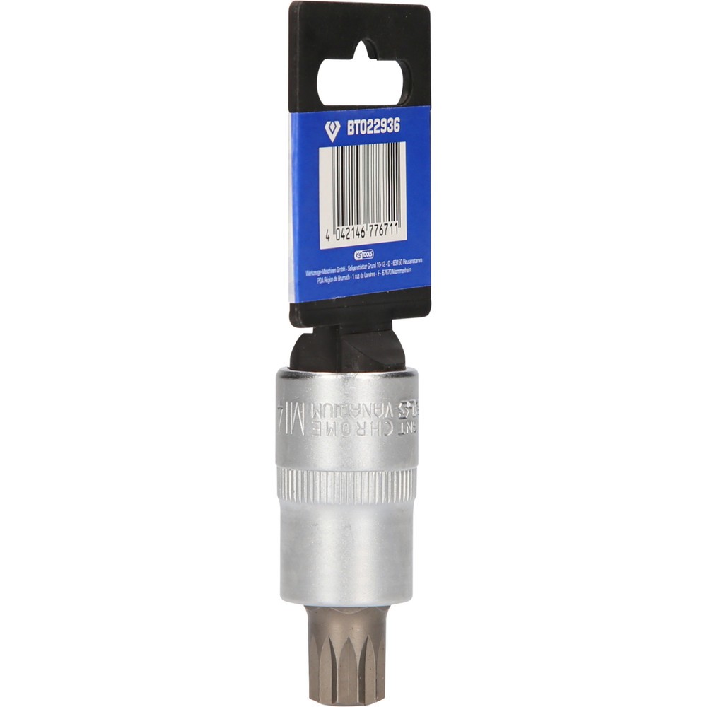 Produktabbildung Nr. 6: BRILLIANT TOOLS 1/2" Vielzahn-Bit-Stecknuss, 55 mm lang, M14