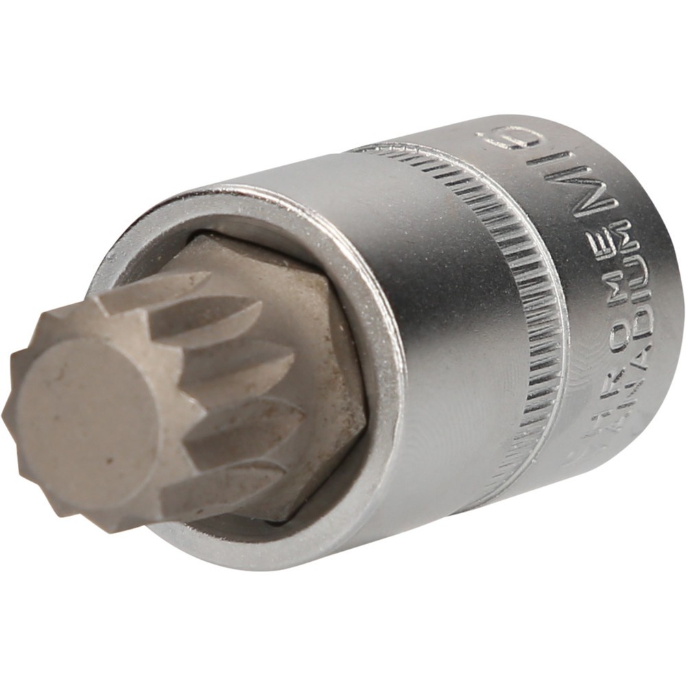 Produktabbildung Nr. 2: BRILLIANT TOOLS 1/2" Vielzahn-Bit-Stecknuss, 55 mm lang, M16