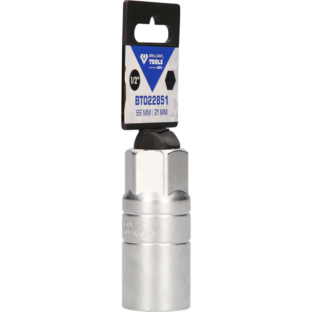 Produktabbildung Nr. 9: BRILLIANT TOOLS 1/2" Zündkerzen-Stecknuss, 21 mm
