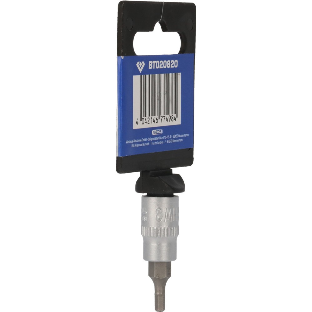 Produktabbildung Nr. 7: BRILLIANT TOOLS 1/4" Innensechskant Bit-Stecknuss, 3 mm