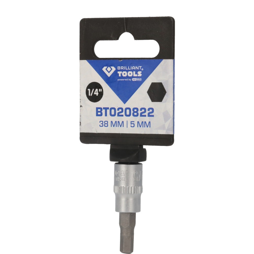 Produktabbildung Nr. 5: BRILLIANT TOOLS 1/4" Innensechskant Bit-Stecknuss, 5 mm