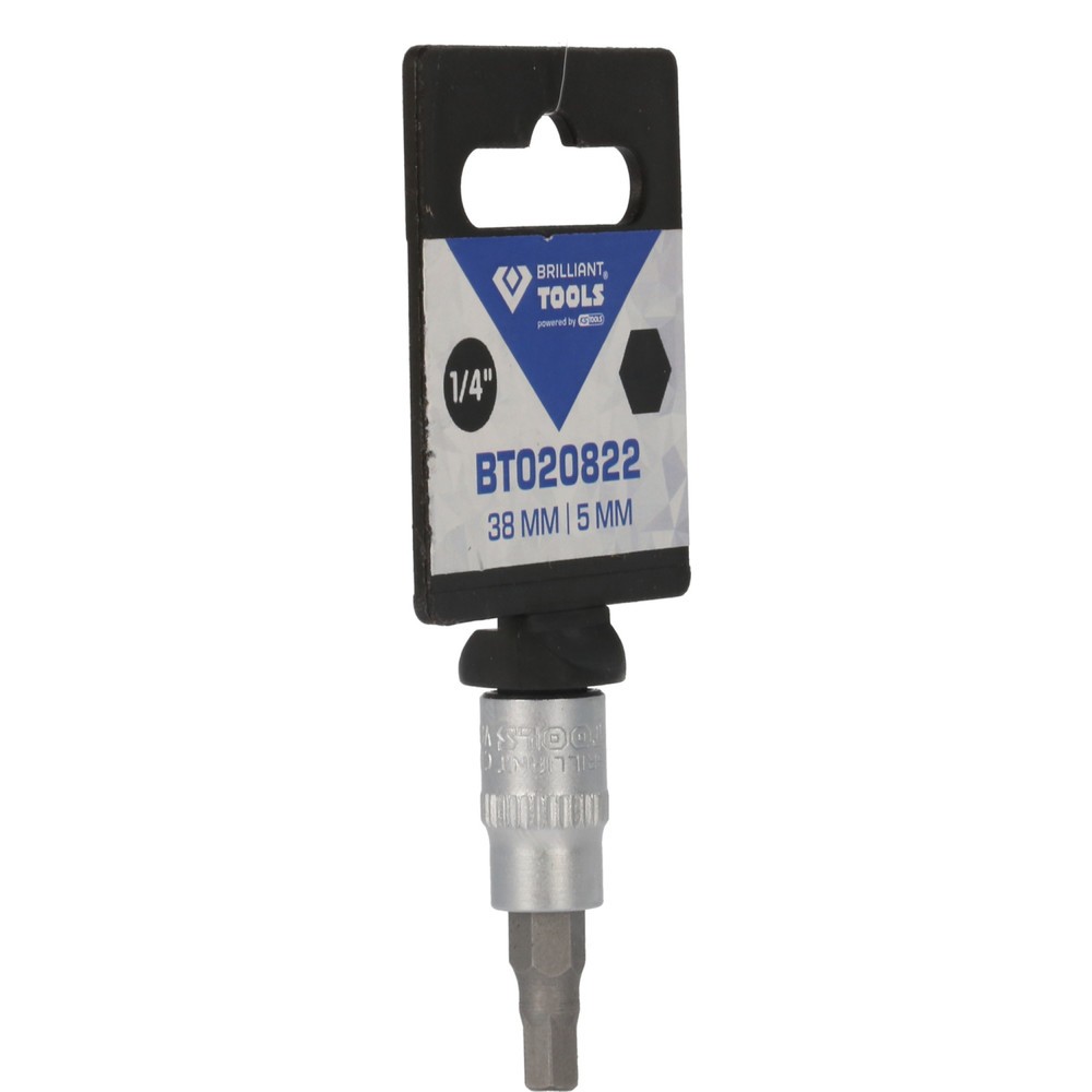 Produktabbildung Nr. 8: BRILLIANT TOOLS 1/4" Innensechskant Bit-Stecknuss, 5 mm