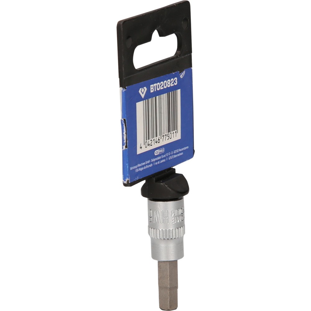 Produktabbildung Nr. 6: BRILLIANT TOOLS 1/4" Innensechskant Bit-Stecknuss, 6 mm