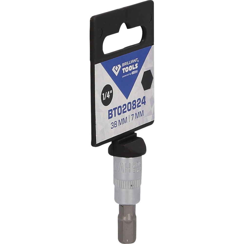 Produktabbildung Nr. 8: BRILLIANT TOOLS 1/4" Innensechskant Bit-Stecknuss, 7 mm
