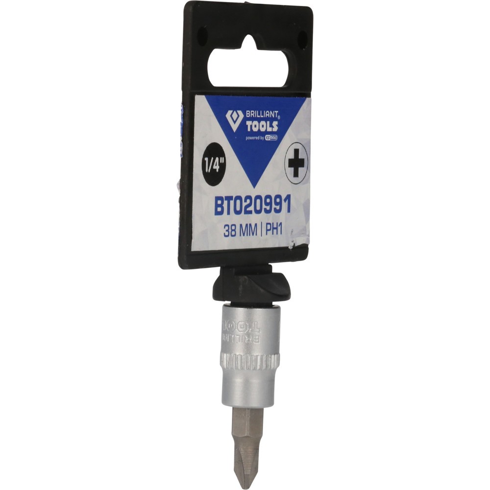 Produktabbildung Nr. 9: BRILLIANT TOOLS 1/4" PH Kreuzschlitz Bit-Stecknuss, PH1