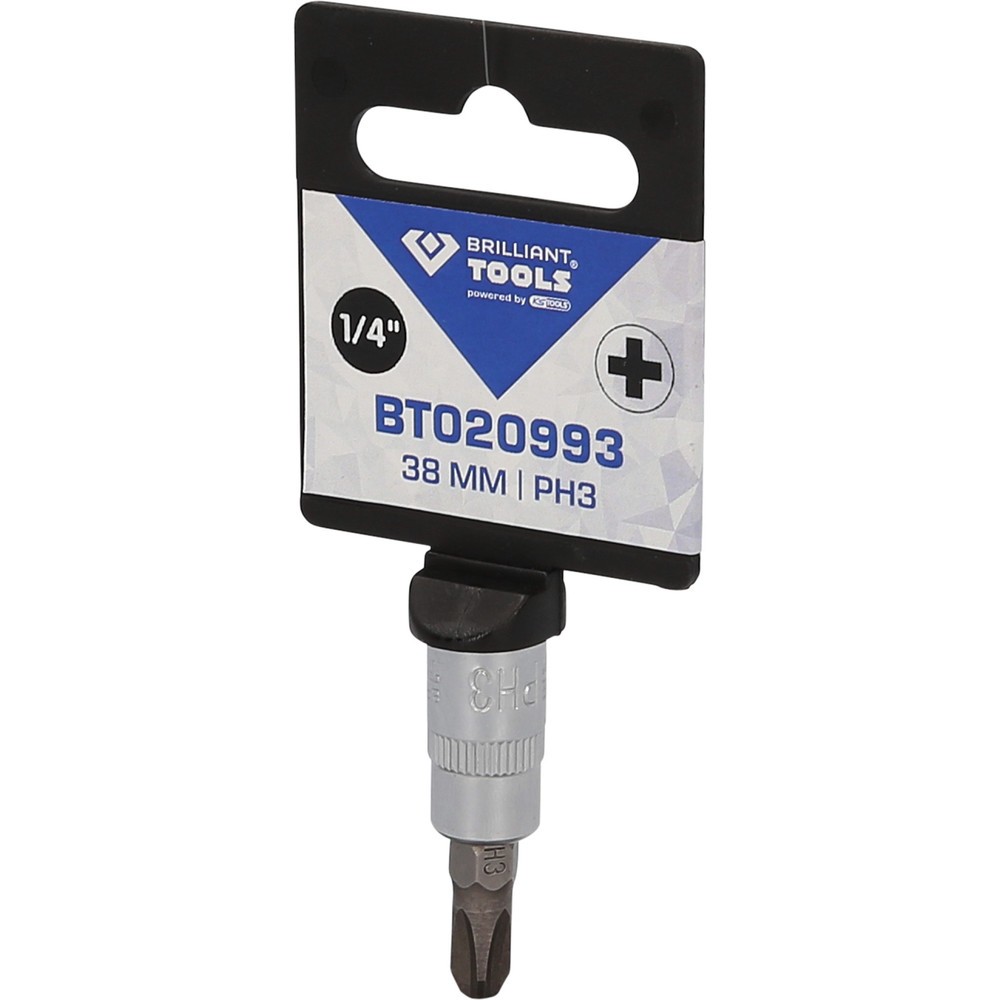Produktabbildung Nr. 6: BRILLIANT TOOLS 1/4" PH Kreuzschlitz Bit-Stecknuss, PH3