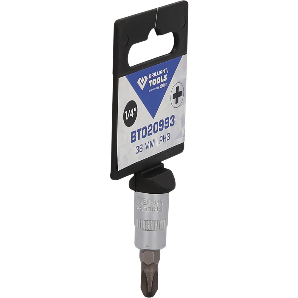 Produktabbildung Nr. 9: BRILLIANT TOOLS 1/4" PH Kreuzschlitz Bit-Stecknuss, PH3