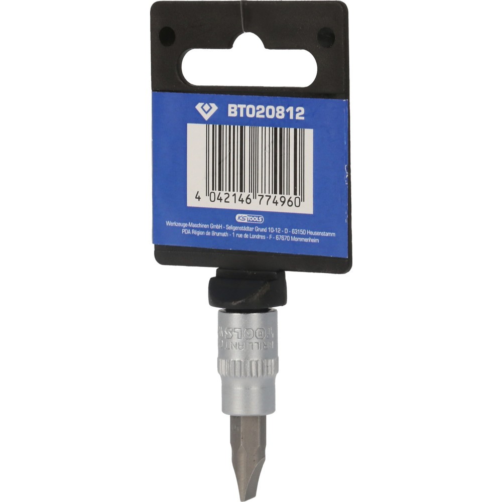 Produktabbildung Nr. 8: BRILLIANT TOOLS 1/4" Schlitz Bit-Stecknuss, 1,2 x 6,5 mm