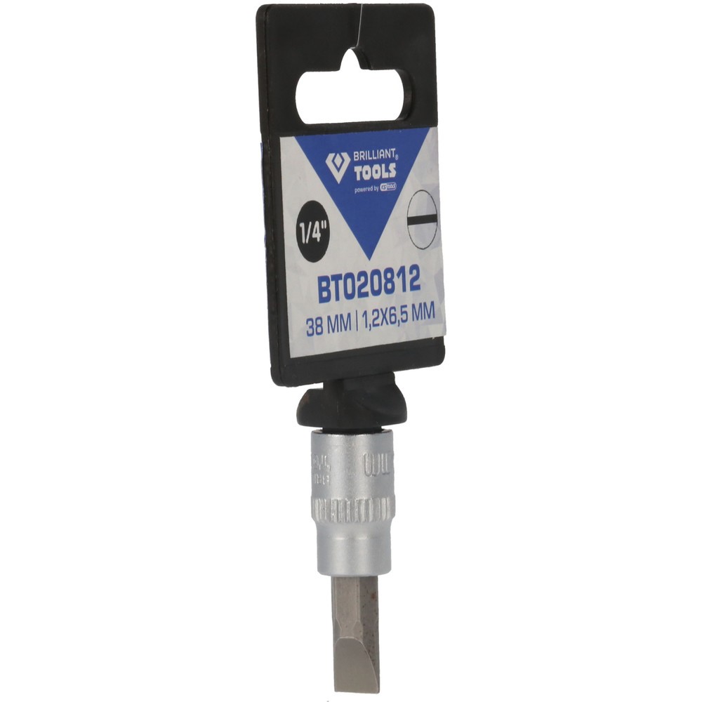 Produktabbildung Nr. 9: BRILLIANT TOOLS 1/4" Schlitz Bit-Stecknuss, 1,2 x 6,5 mm