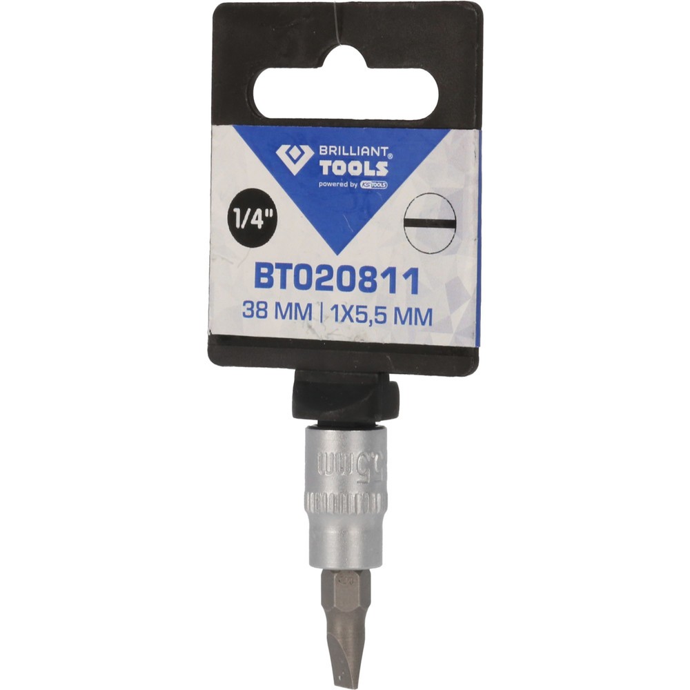 Produktabbildung Nr. 6: BRILLIANT TOOLS 1/4" Schlitz Bit-Stecknuss, 1 x 5,5 mm