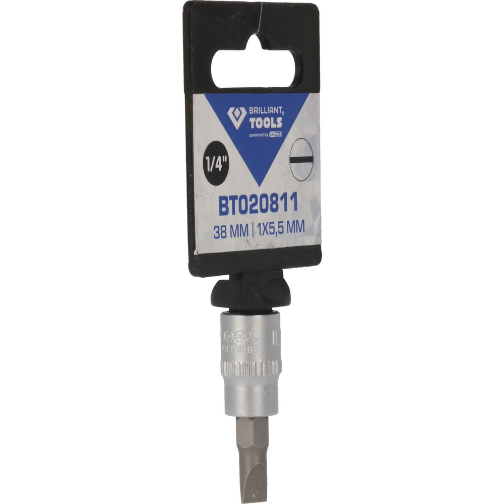 Produktabbildung Nr. 9: BRILLIANT TOOLS 1/4" Schlitz Bit-Stecknuss, 1 x 5,5 mm