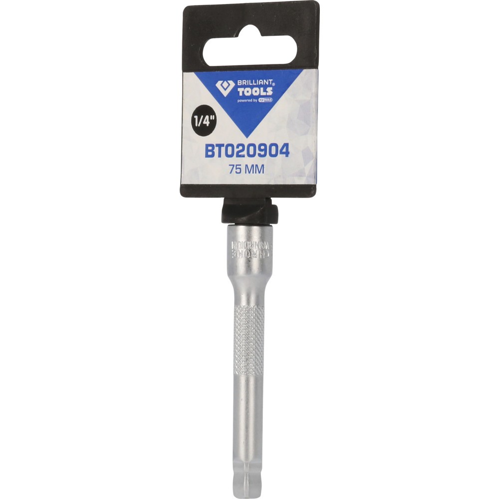 Produktabbildung Nr. 6: BRILLIANT TOOLS 1/4" Schwenkbare Verlängerung, 75 mm