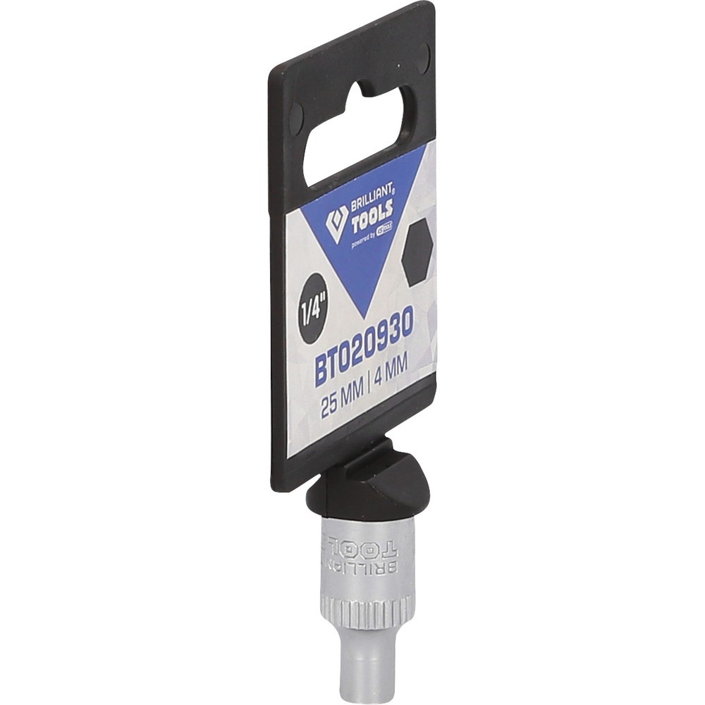 Produktabbildung Nr. 8: BRILLIANT TOOLS 1/4" Sechskant-Stecknuss, 4 mm