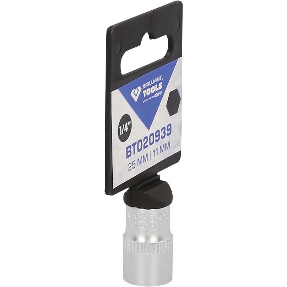 Produktabbildung Nr. 8: BRILLIANT TOOLS 1/4" Sechskant-Stecknuss, 11 mm