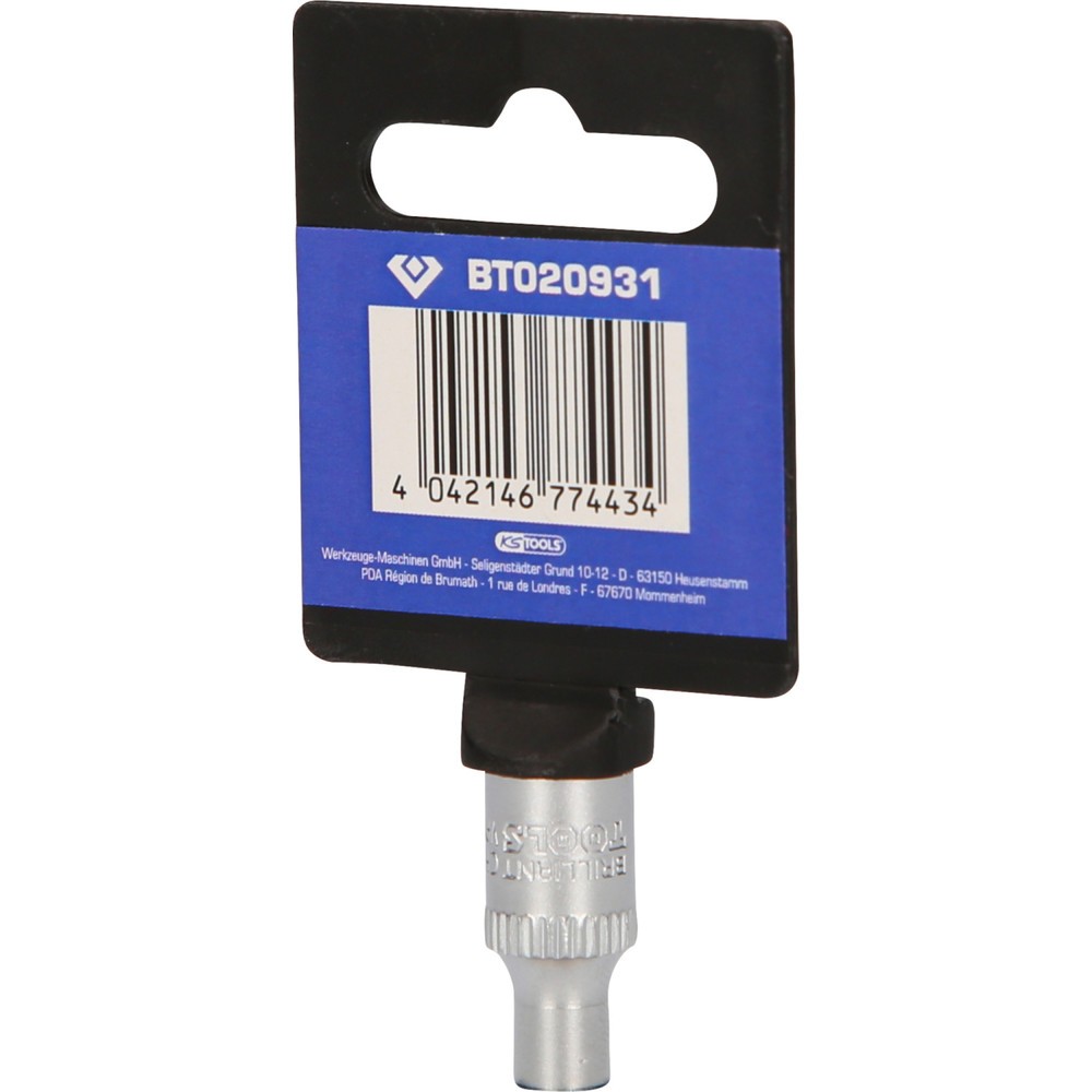 Produktabbildung Nr. 7: BRILLIANT TOOLS 1/4" Sechskant-Stecknuss, 4,5 mm