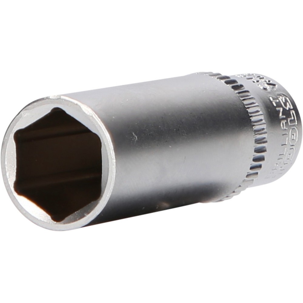 Produktabbildung Nr. 1: BRILLIANT TOOLS 1/4" Sechskant-Stecknuss, lange Ausführung, 12 mm