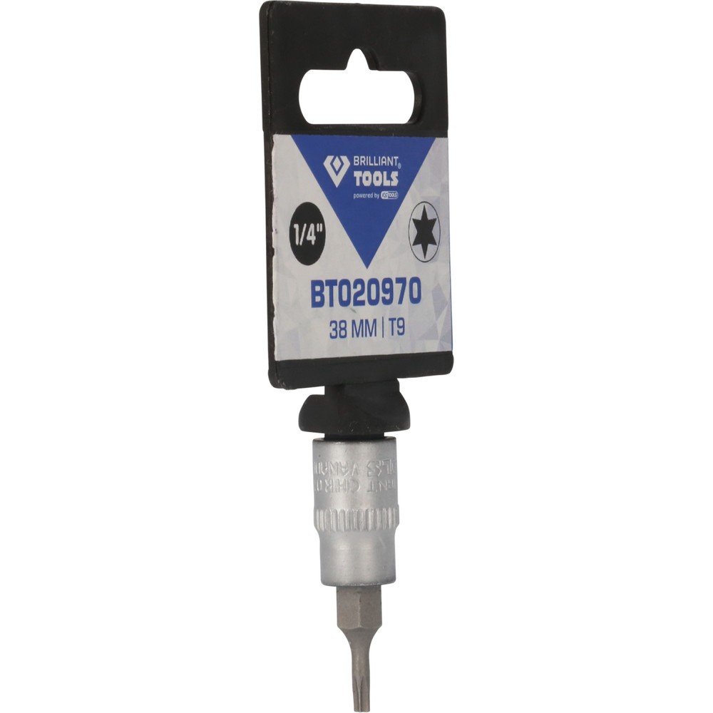Produktabbildung Nr. 9: BRILLIANT TOOLS 1/4" Torx-Bit-Stecknuss, T9