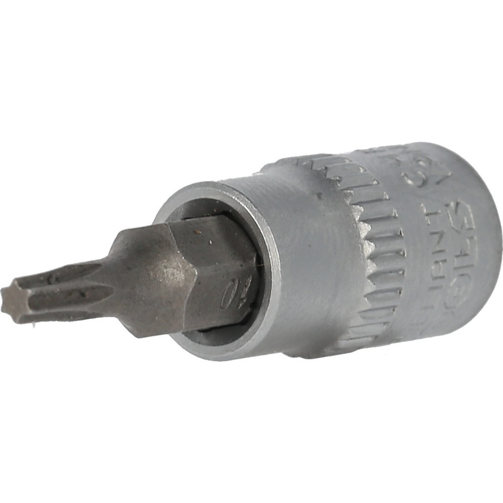 Produktabbildung: BRILLIANT TOOLS 1/4" Torx-Bit-Stecknuss, mit Stirnlochbohrung, TB10