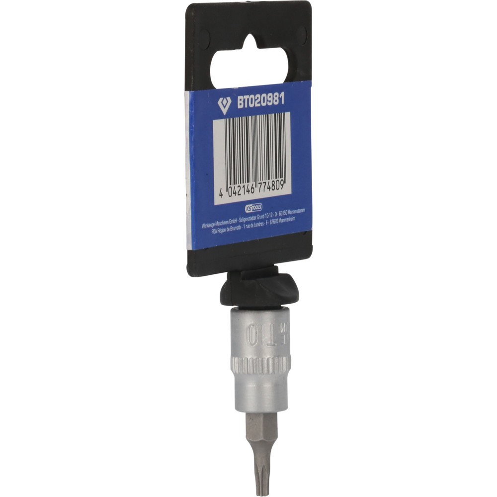 Produktabbildung Nr. 6: BRILLIANT TOOLS 1/4" Torx-Bit-Stecknuss, mit Stirnlochbohrung, TB10