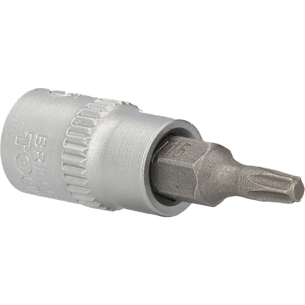 Produktabbildung Nr. 4: BRILLIANT TOOLS 1/4" Torx-Bit-Stecknuss, mit Stirnlochbohrung, TB15
