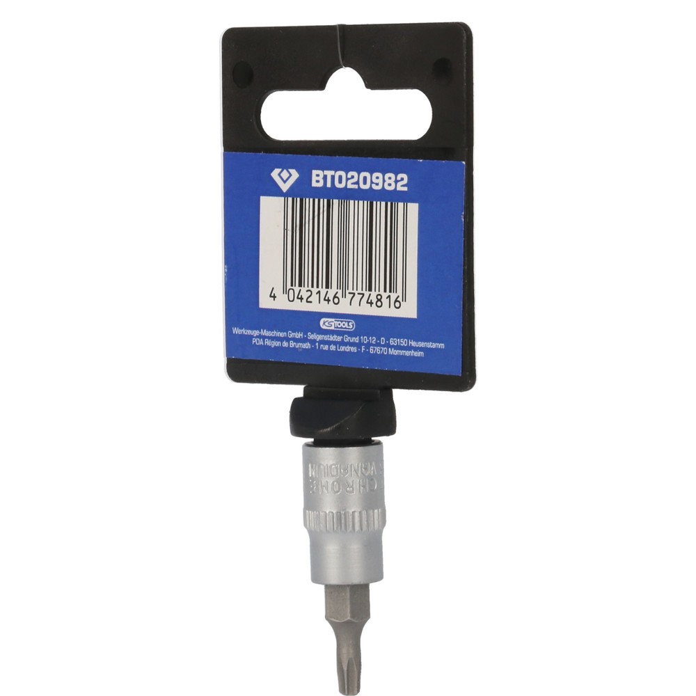 Produktabbildung Nr. 7: BRILLIANT TOOLS 1/4" Torx-Bit-Stecknuss, mit Stirnlochbohrung, TB15