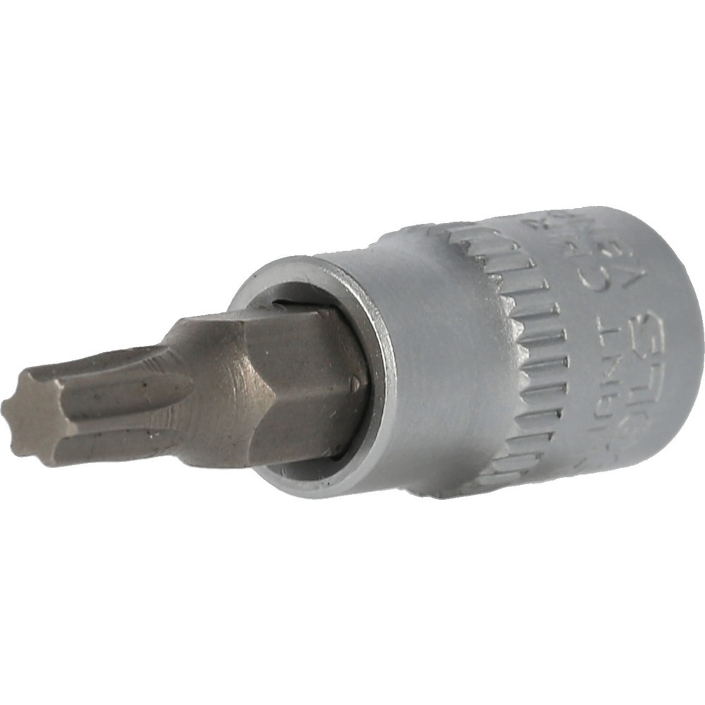 Produktabbildung: BRILLIANT TOOLS 1/4" Torx-Bit-Stecknuss, mit Stirnlochbohrung, TB25