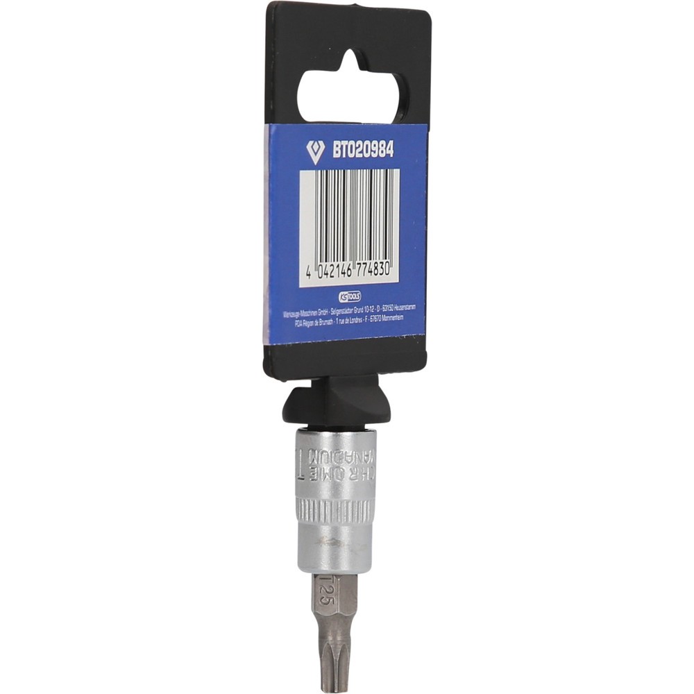 Produktabbildung Nr. 6: BRILLIANT TOOLS 1/4" Torx-Bit-Stecknuss, mit Stirnlochbohrung, TB25