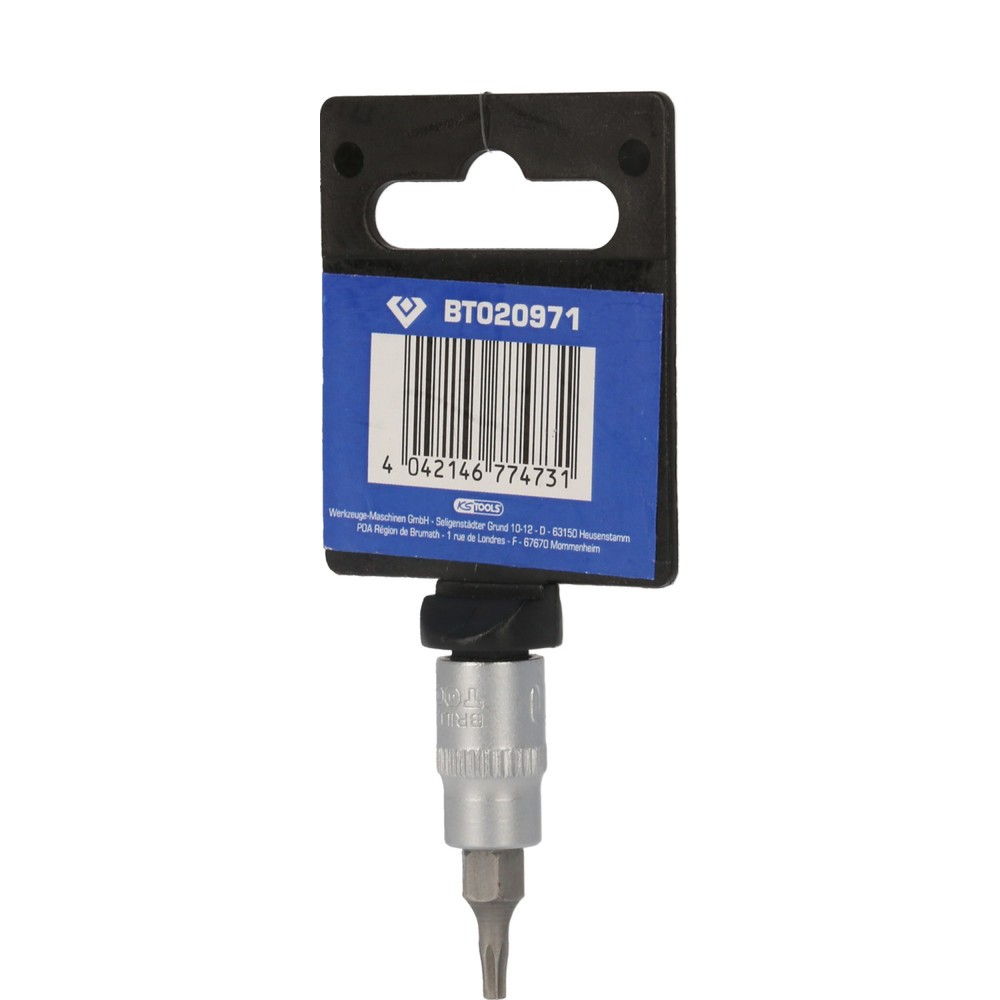 Produktabbildung Nr. 8: BRILLIANT TOOLS 1/4" Torx-Bit-Stecknuss, T10