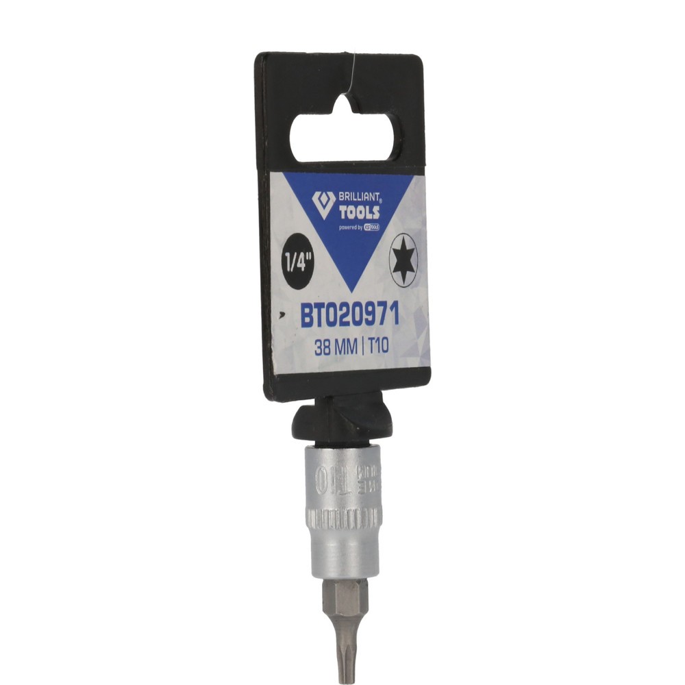 Produktabbildung Nr. 9: BRILLIANT TOOLS 1/4" Torx-Bit-Stecknuss, T10