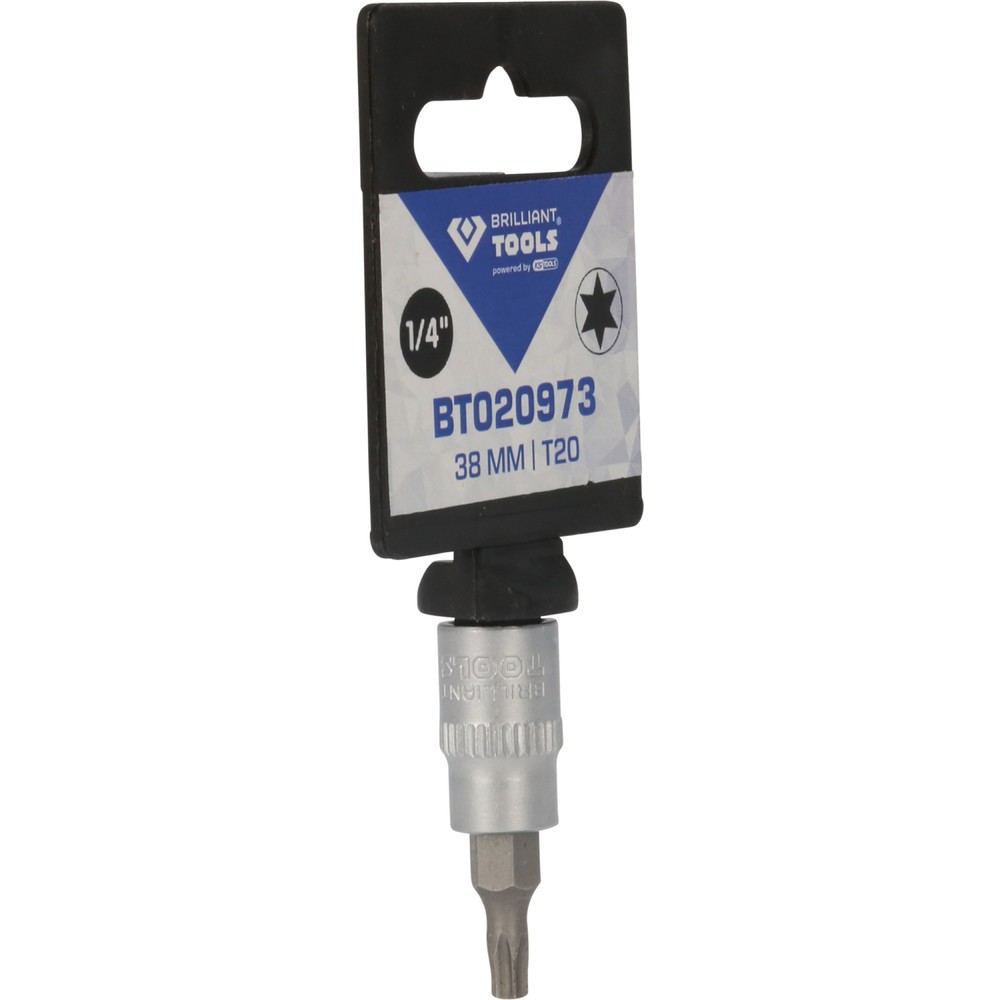 Produktabbildung Nr. 8: BRILLIANT TOOLS 1/4" Torx-Bit-Stecknuss, T20