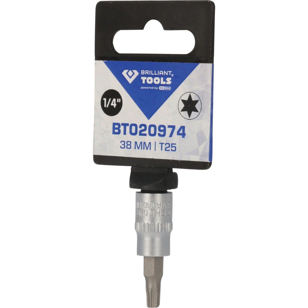 Produktabbildung Nr. 6: BRILLIANT TOOLS 1/4" Torx-Bit-Stecknuss, T25