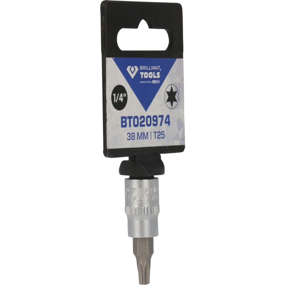 Produktabbildung Nr. 9: BRILLIANT TOOLS 1/4" Torx-Bit-Stecknuss, T25