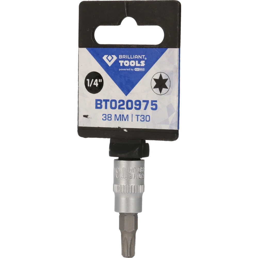 Produktabbildung Nr. 6: BRILLIANT TOOLS 1/4" Torx-Bit-Stecknuss, T30